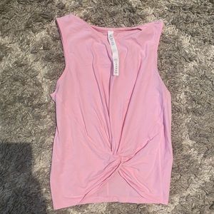 Pink lulu lemon tank, size 6